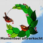 Vogeltjes 29x28cm €100